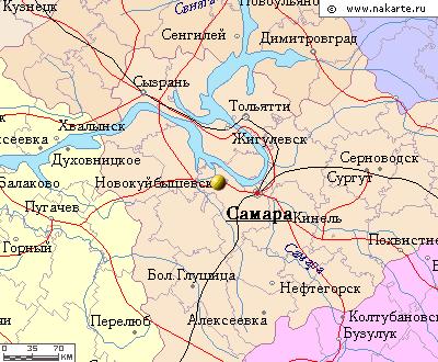 Samara map