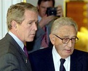 Джордж Буш и Генри Киссинджер