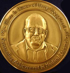 Энтомология-Entomology. Medal-Медаль имени Харри Хугстрааль Harry Hoogstraal