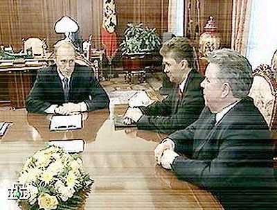На совещании в Кремле с президентом